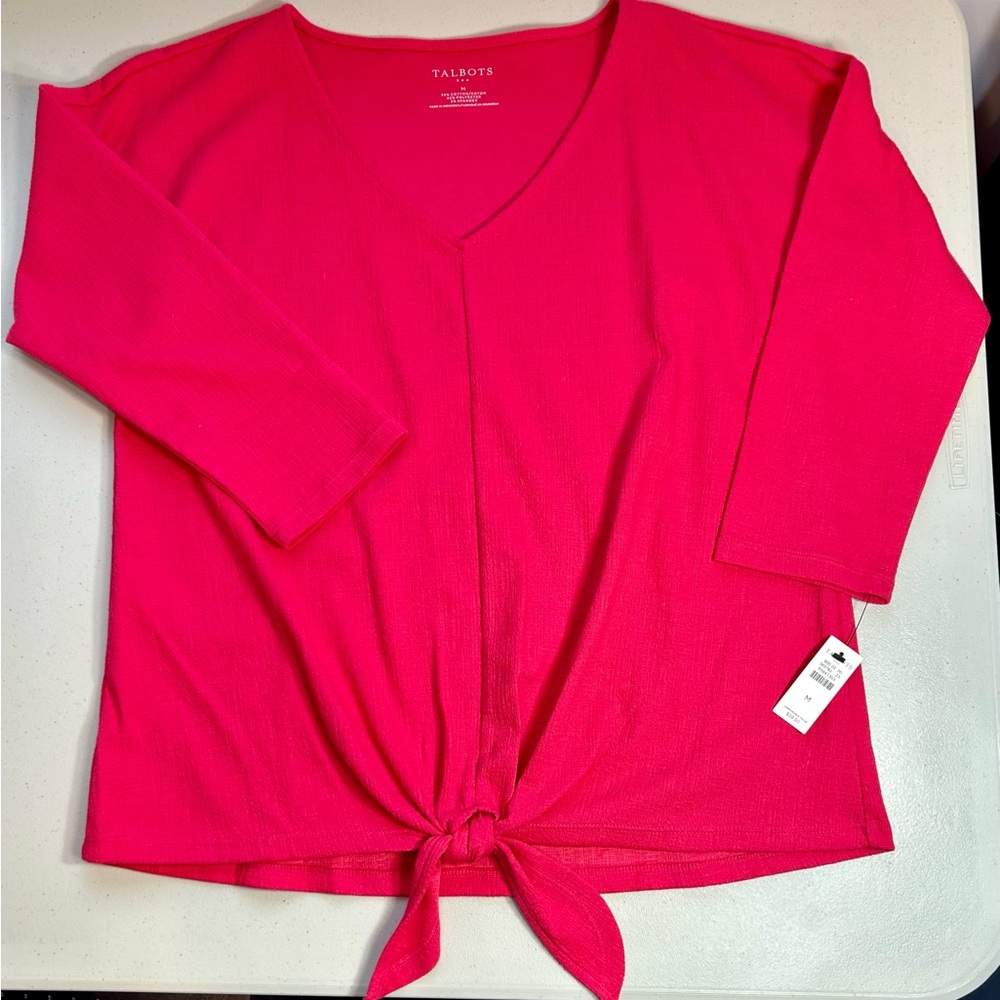 Talbots Women’s Size M 3/4 Sleeve Top